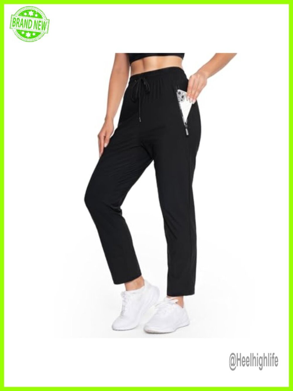 Stretch Active Pants for Women Hiking Cargo Travel Pants 4-Way Stretch Nylon